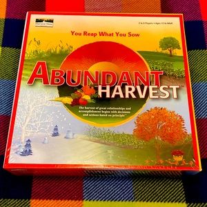 Abundant Harvest Board Game for 12yr. - Adults!! NWT!!